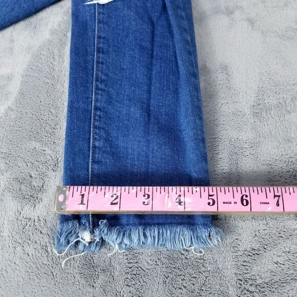 Ap Blue Jeans Women's 11 (30) Blue Distressed - Picture 6 of 12